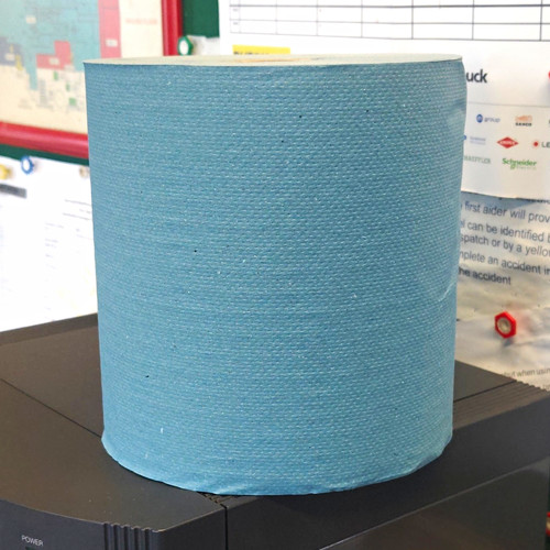 Blue solid fabric drum - blue,