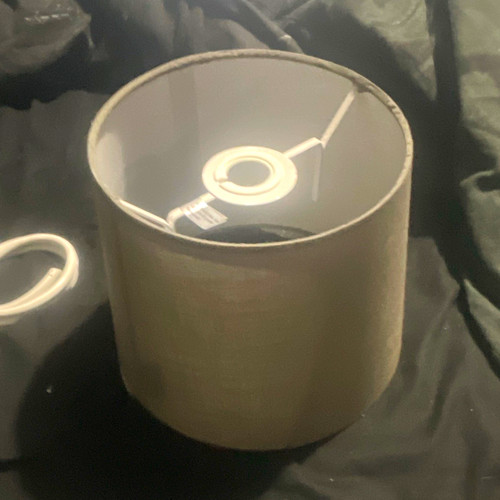 Grey fabric drum - grey,