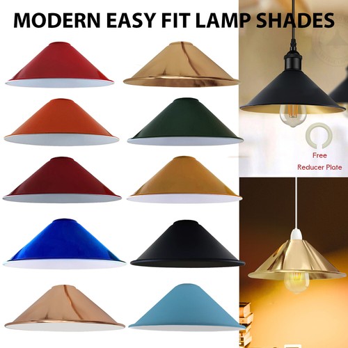 Vintage metal shade ceiling - vintage,