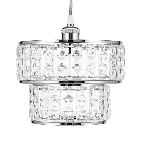 Acrylic drum light shade - acrylic,
