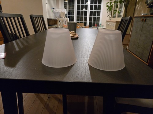 Vintage glass lampshades 2 - lampshades,