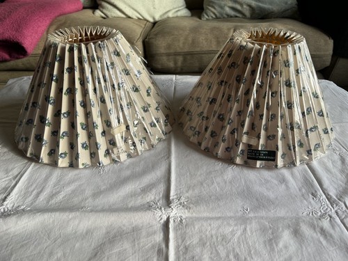 Pair vintage pleated - pair, of