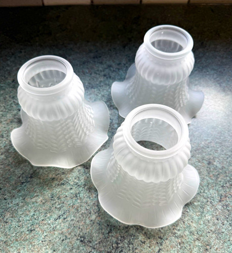 Frosted glass lampshades - glass,
