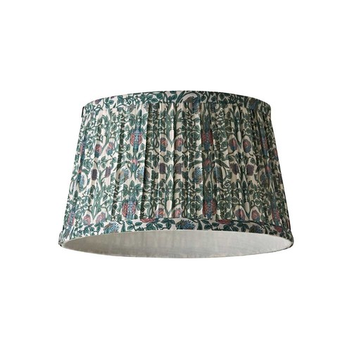 Floral lampshade pleated light - pleated,