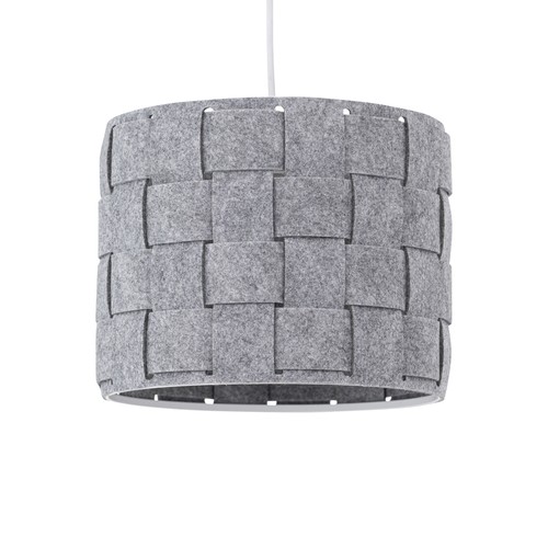 Grey felt weave ceiling - felt,