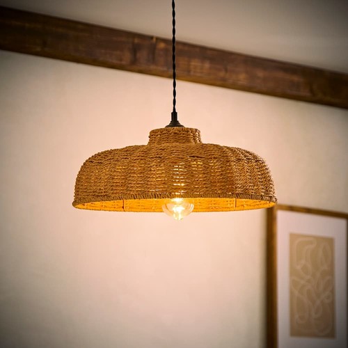 Easy fit lampshade rattan - easy,