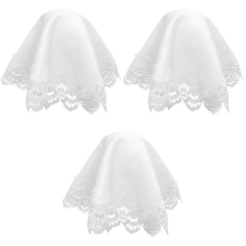 Delicate white lace lamp - delicate, shade