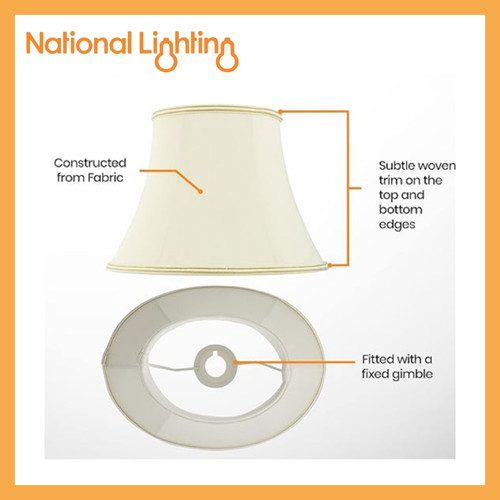 Modern tapered fabric light - fabric,