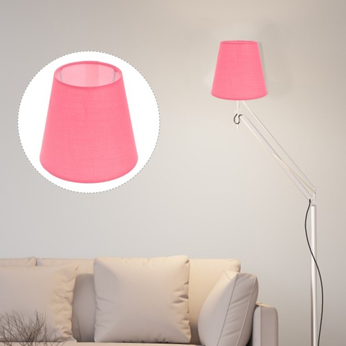 Pink fabric lampshade for - pink,