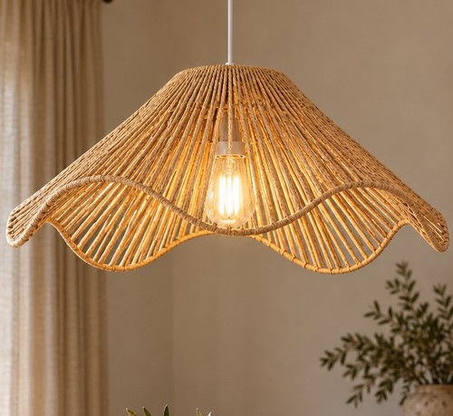 Rattan shade only large woven - shade,