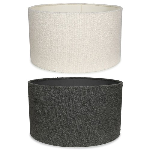 Boucle lampshade ceiling light - boucle,