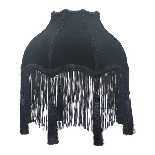 Velvet lamp shade bell - velvet,