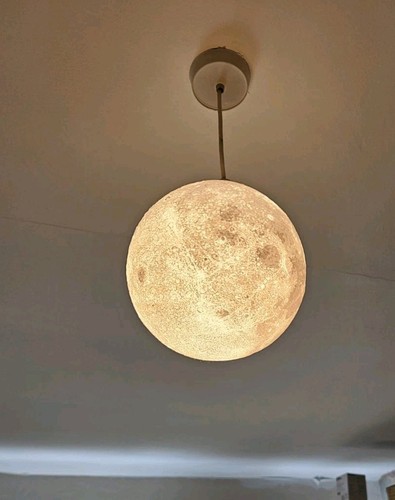 White moon ceiling light - white,