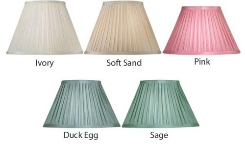 Mushroom pleated fabric shade - ,