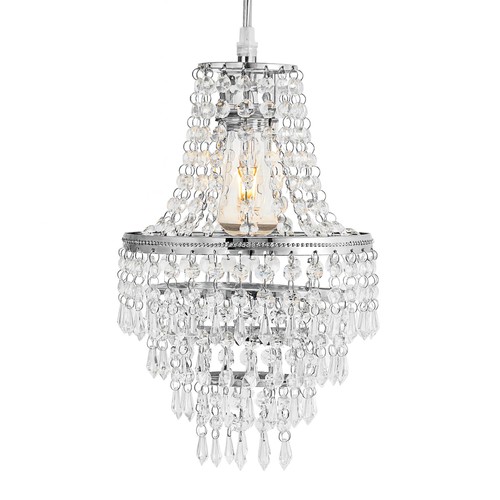 Acrylic teardrop pendant light - acrylic,