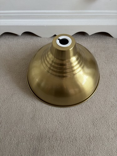 Gold lampshade metal 30cm - gold,