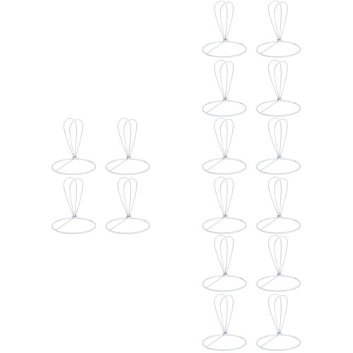 16pcs sturdy white iron - sturdy,