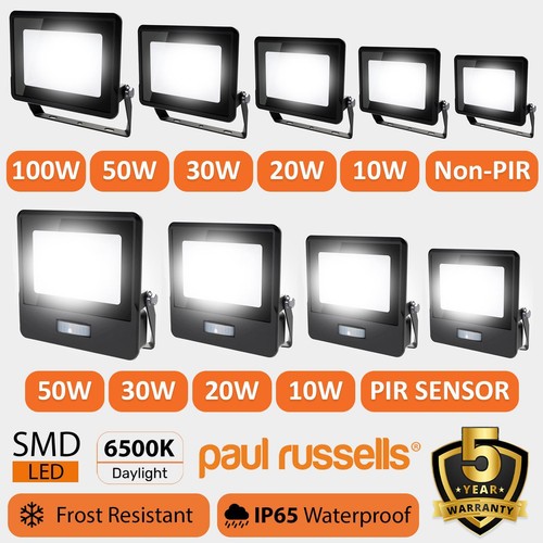 10w 100w led floodlight pir - 10w-100w,