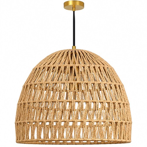 Woven light shade basket weave - light,