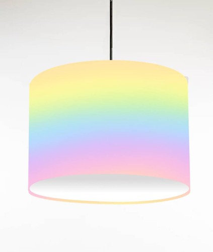 Ombre rainbow ceiling drum - rainbow,