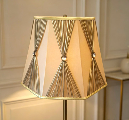 Beige grey empire lamp shade - empire,